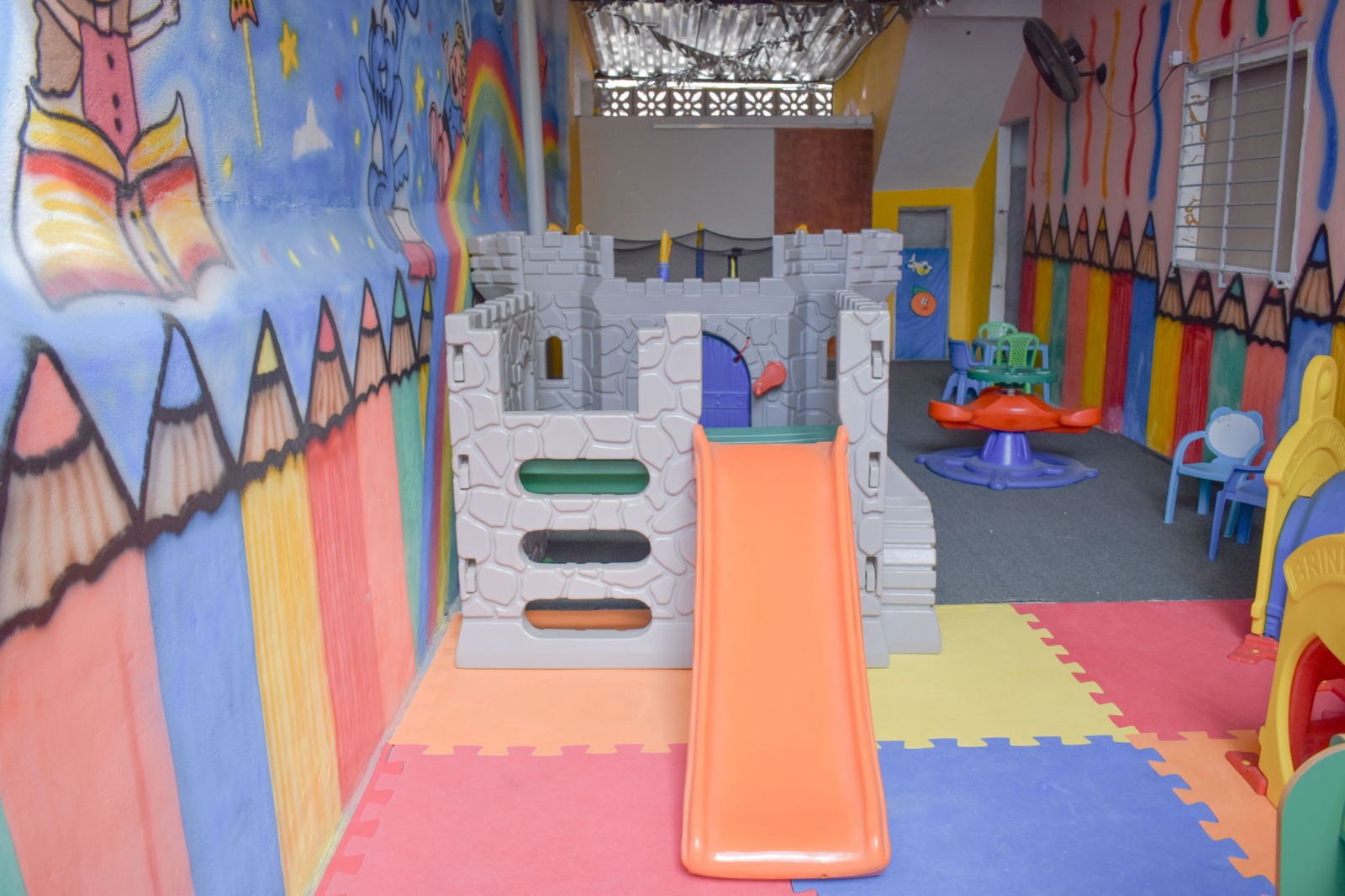 Área externa para brincadeiras